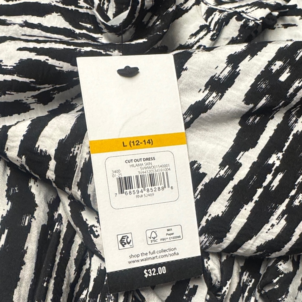 Sofia by Sofia Vergara Monochrome Sleeveless Maxi… - image 4